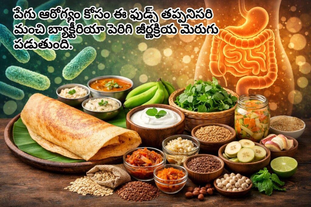 పేగు ఆరోగ్యం కోసం ఈ ఫుడ్స్ తప్పనిసరి..! మంచి బ్యాక్టీరియా పెరిగి జీర్ణక్రియ మెరుగుపడుతుంది