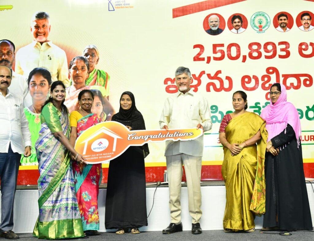 నాయుడుపేటలో టిడ్కో ఇళ్ల ప్రారంభం