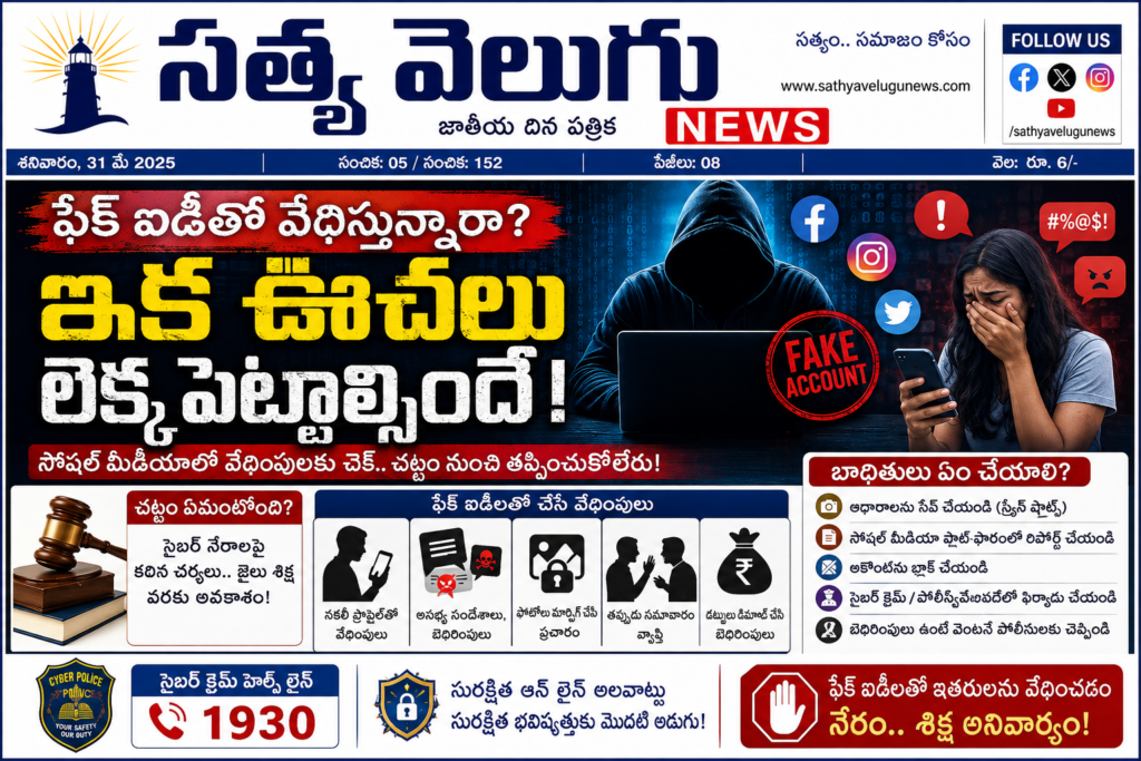 ఫేక్ ఐడీతో వేధిస్తున్నారా? ఇక ఊచలు లెక్కపెట్టాల్సిందే!