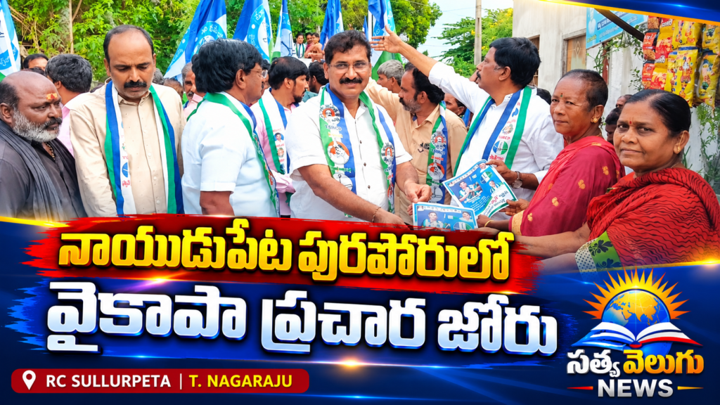 నాయుడుపేట పురపోరులో వైకాపా ప్రచార జోరు