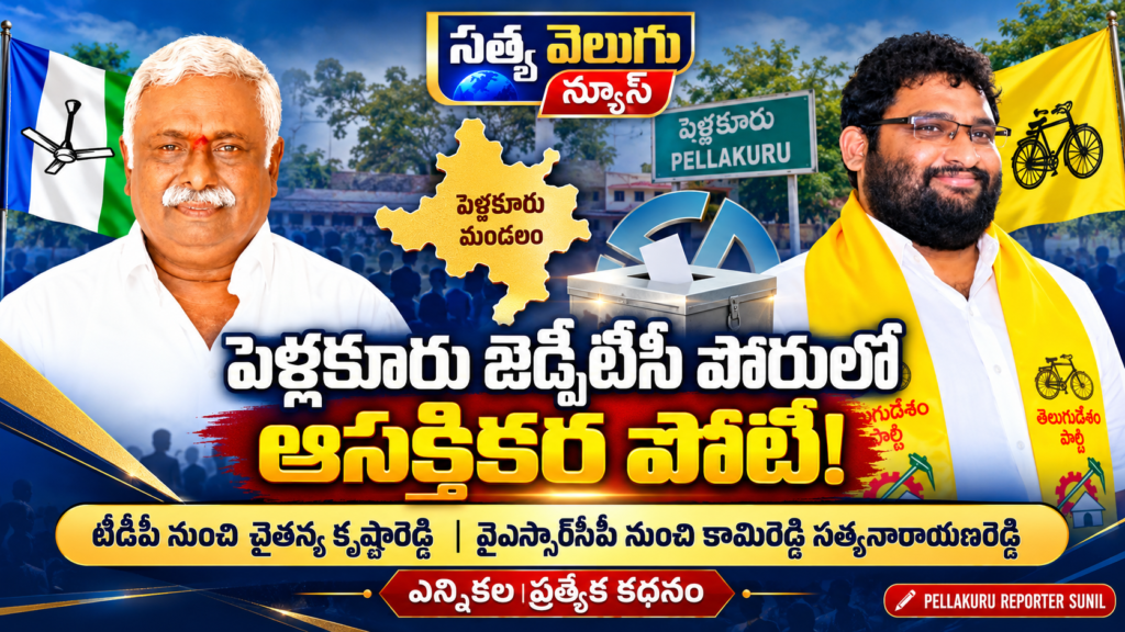 పెళ్లకూరు జెడ్పీటీసీ పోరులో ఆసక్తికర పోటీ!