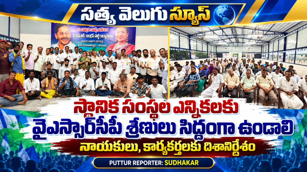 స్థానిక సంస్థల ఎన్నికలకు వైఎస్సార్‌సీపీ శ్రేణులు సిద్ధంగా ఉండాలి